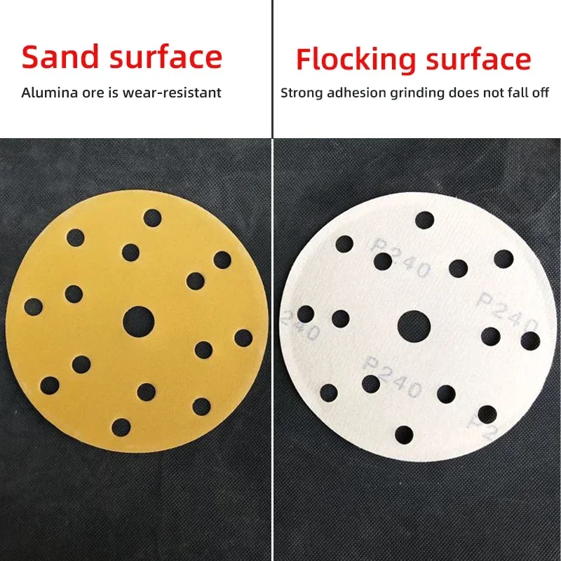 

Grinding Disc Round Sandpaper for FESTOOL/MIRKA/3M ect Sander 6 In 15 Hole P80-600 Sand Abrasive Car Polishing Sanding disc