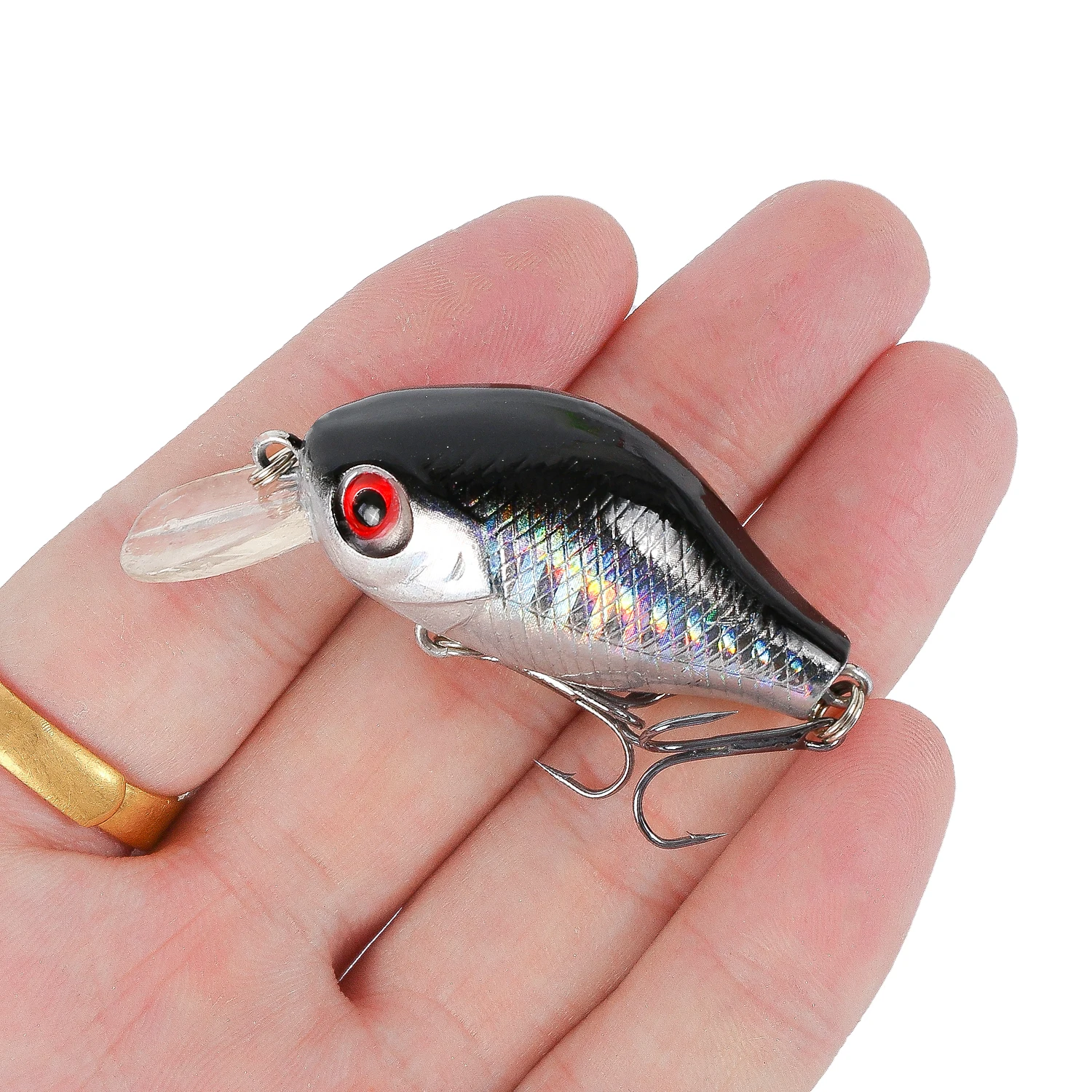Crankbait Fishing Lure 5.5cm/8.5g Floating Artificial Plastic Hard bait Bass Fishing Wobblers Pike Trolling Pesca Carp Fishing