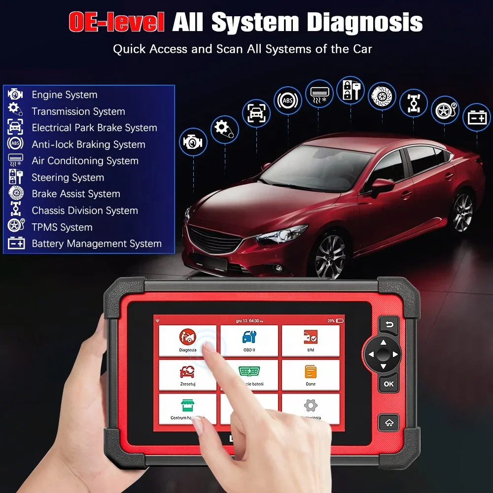 Hot Product Global Version LAUNCH X431 CRP919E BT Car Diagnostic Tool With DBScar VII VCI CRP 919E Automotive OBD OBD2 Scanner