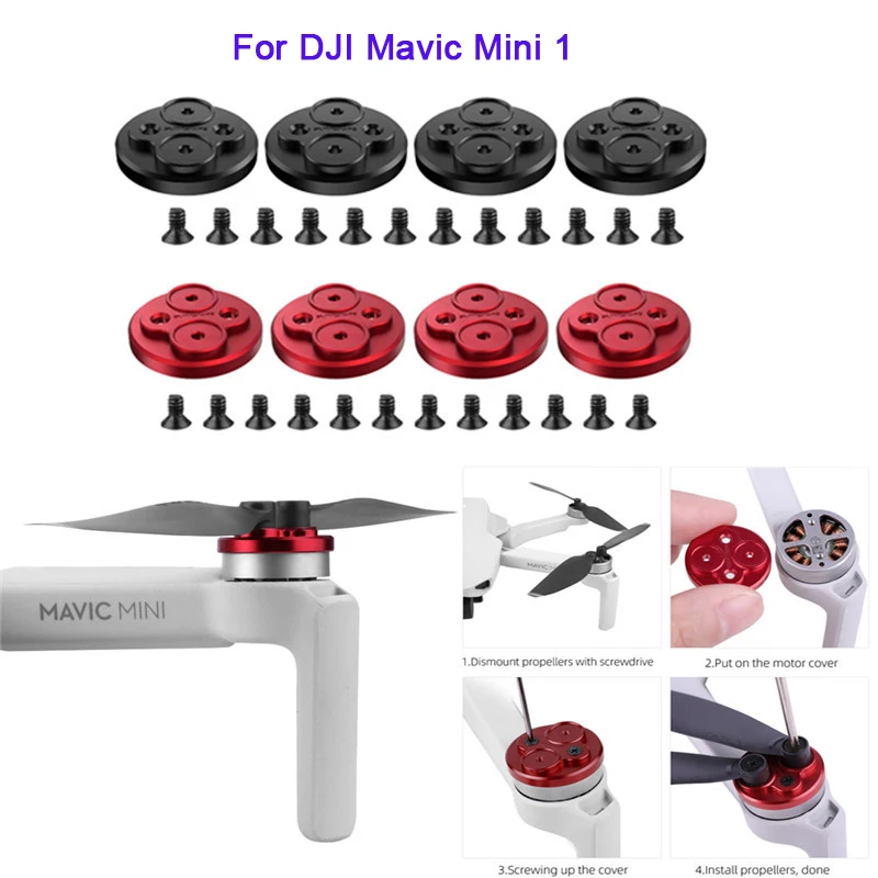 Aluminium Motor Cover Cap Hood for DJI Mavic Mini 1 Accessories Increased Protection Against Paddles Dust-Proof Engine Protector