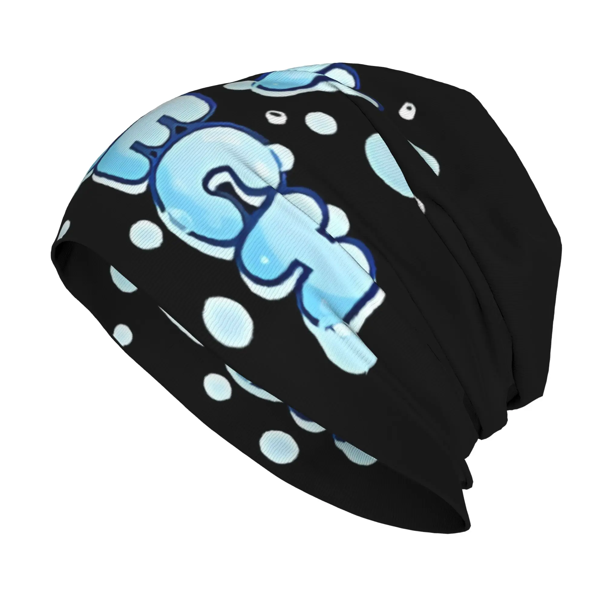 Fizzy Bubblech Thin Hat Cute Cartoon Character Fun Quirky Illustration Sticker Apparel Warm Cap Street Skullies Beanies Caps