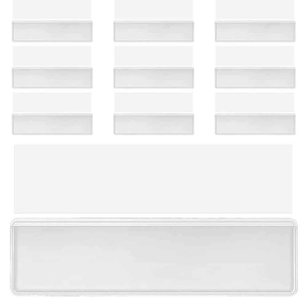 

Waterproof Transparent Self-Adhesive Label Holders Pvc Paper Wear Resistant Nameplate Pouches For Office Warehouse