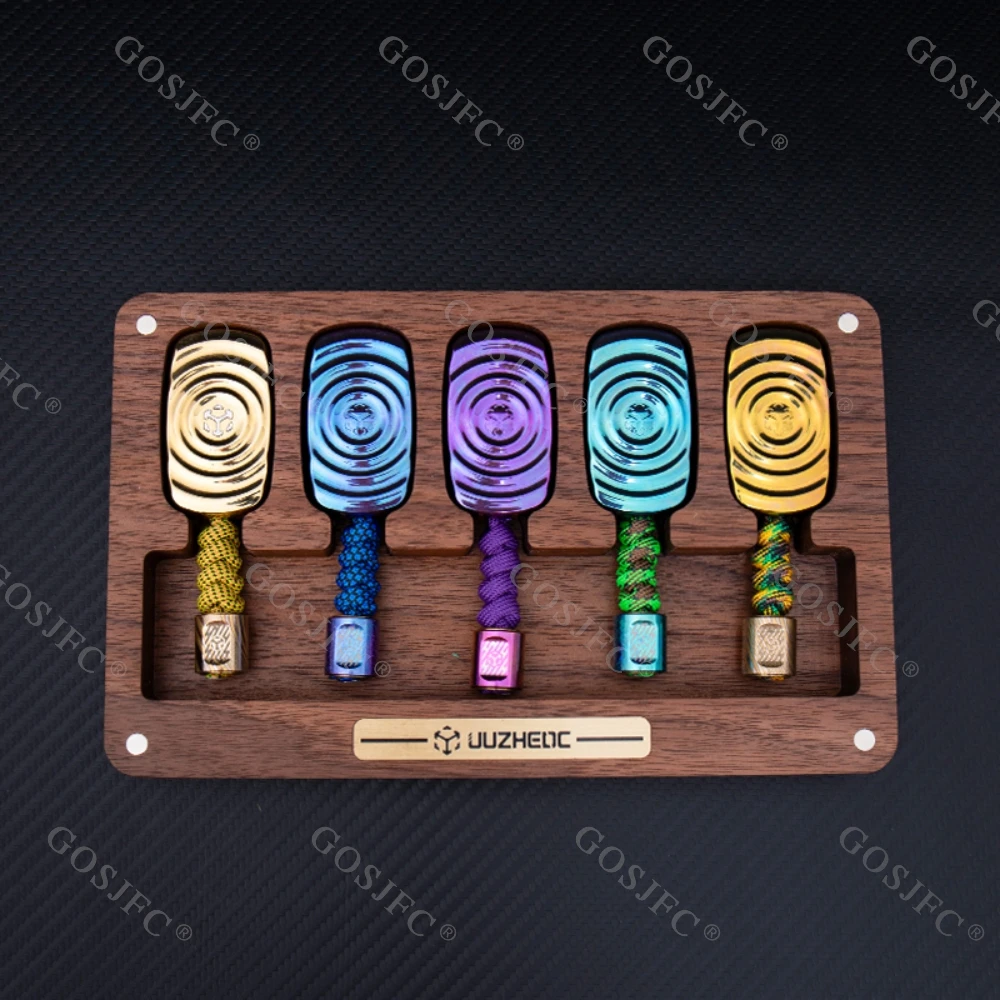 JUZHEDC Aufbewahrungsbox Massivholz Display Box Fidget Spinner Multifunktionale Aufbewahrung Push Slider Display Stand