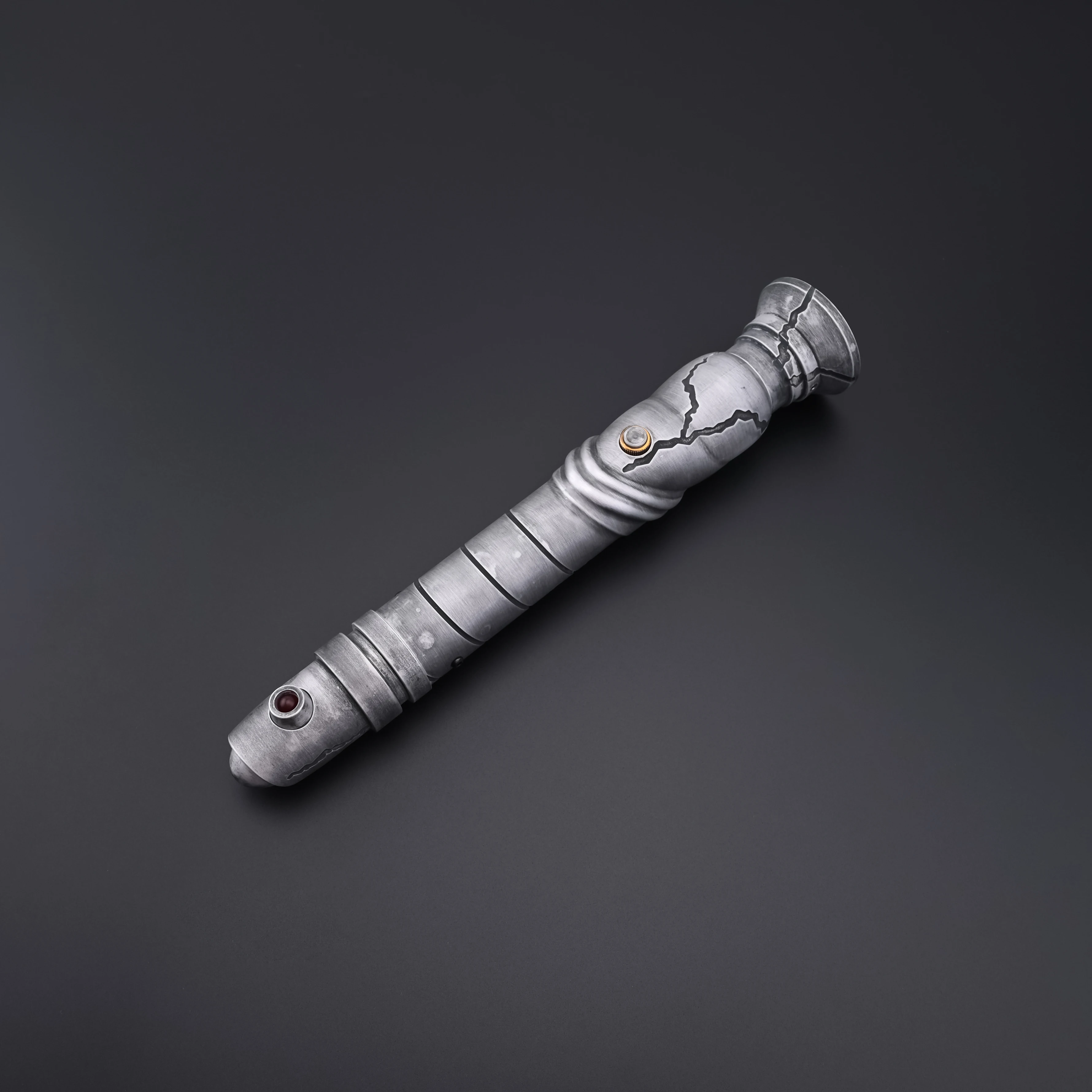 TXQSABER Replica Nihilus Smooth Swing Lightsabers Gesture Ignition Metal Hilt Single button Force Jedi Sword Cosplay Kids Toys
