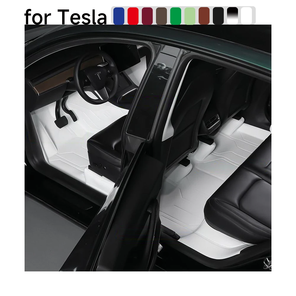 

Custom Original whole car kit all in one Soft Bag 360 full set car floor mat for tesla model 3 Y