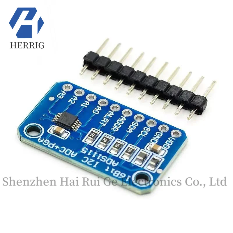 1PCS/LOT ADS1115 ultra-small 16-bit precision analog-to-digital converter ADC development board module 4-channel off-stock