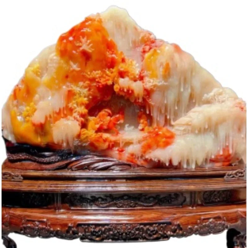 Colorful crystal jelly body ornament, home character decoration, rough stone craftsmanship