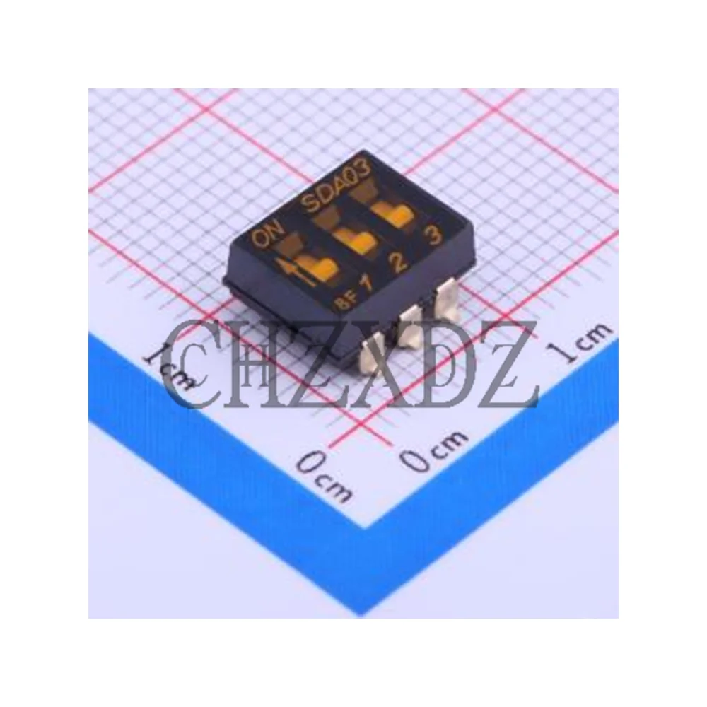 100% Original SDA03H0SBR DIP switch/SIP switch SW DIP SPST 3POS FLUSH SLIDE 0.1A SDA03