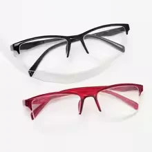 Two pairs of half-frame ultra-light reading glasses, suitable for both men and women, for presbyopia correction.