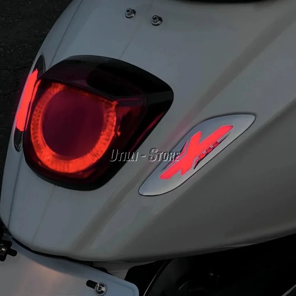 Motorcycle Turn Signal Lights LED Flashers Waterproof For Vespa Primavera Sprint 150 125 Running Lamps Front Rear Indicators