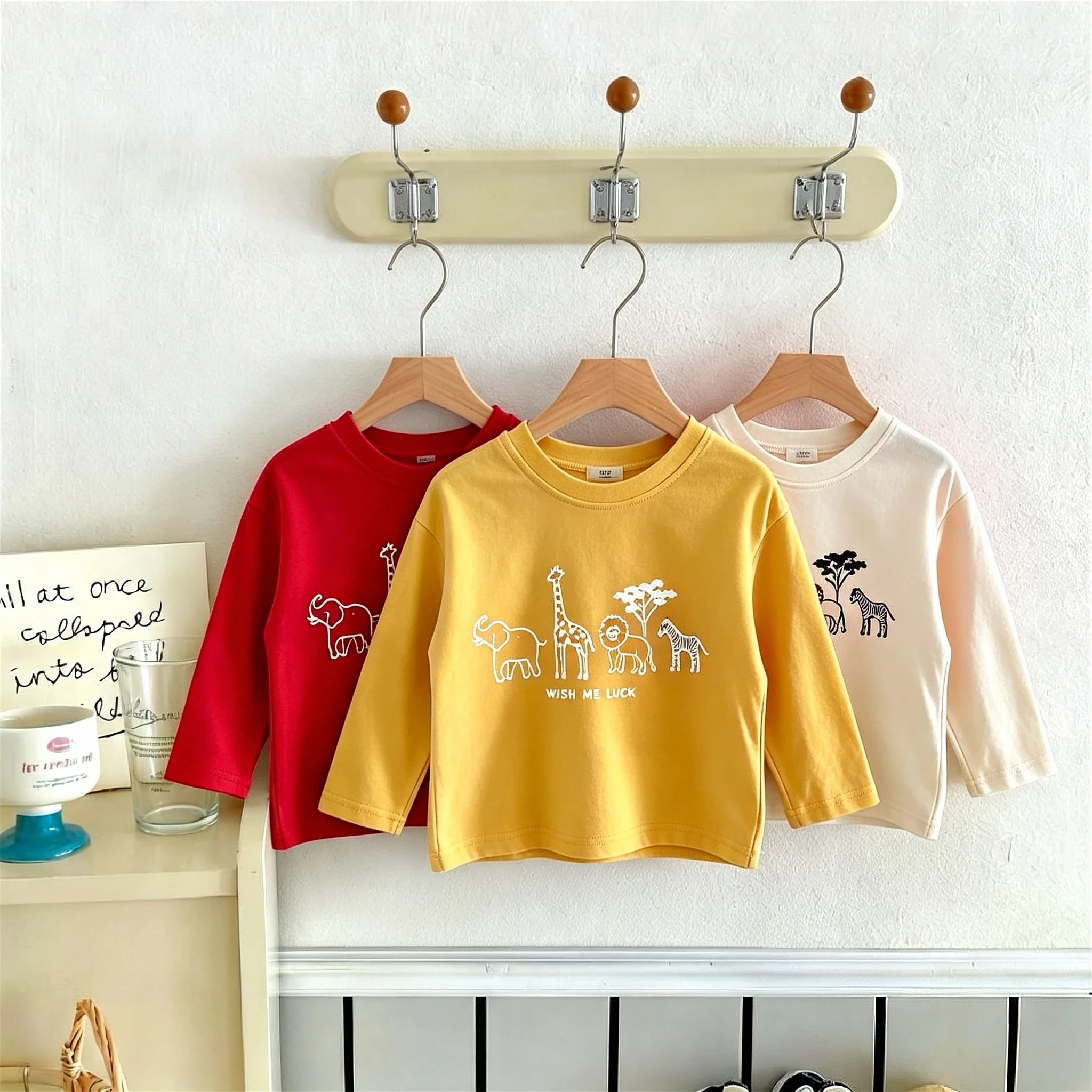 2026 New Autumn Long Sleeve Tshirt Simple Versatile Children Base Shirt Kids Girl Boy Crewneck Pullover Blouse Children Clothes