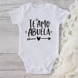 Body infantil I Love You abuela, ropa para el día de la madre, mameluco de manga corta para recién nacido, regalos para el día de la madre para abuela