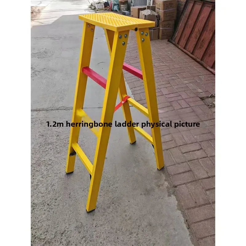 `Step Stools & Step Ladders Kitchen Furniture, Fully Insulated Fiberglass Joint Ladder for Construction & Special Maintenance`