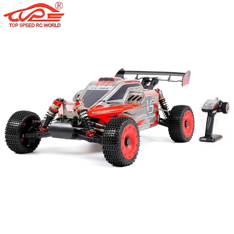 

1/5 ROFUN V5 4WD 32cc Two-stroke 4 Bolt Gasoline Engine Off-road Vehicle with 55KG Metal Gear Servo 2.4G Radio Remote Control