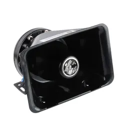 Universal Vehicle Siren Tone Loud Car Alarm Speaker 200W 400W Amplifier for 12V 24V Truck Horn Loudspeaker Police