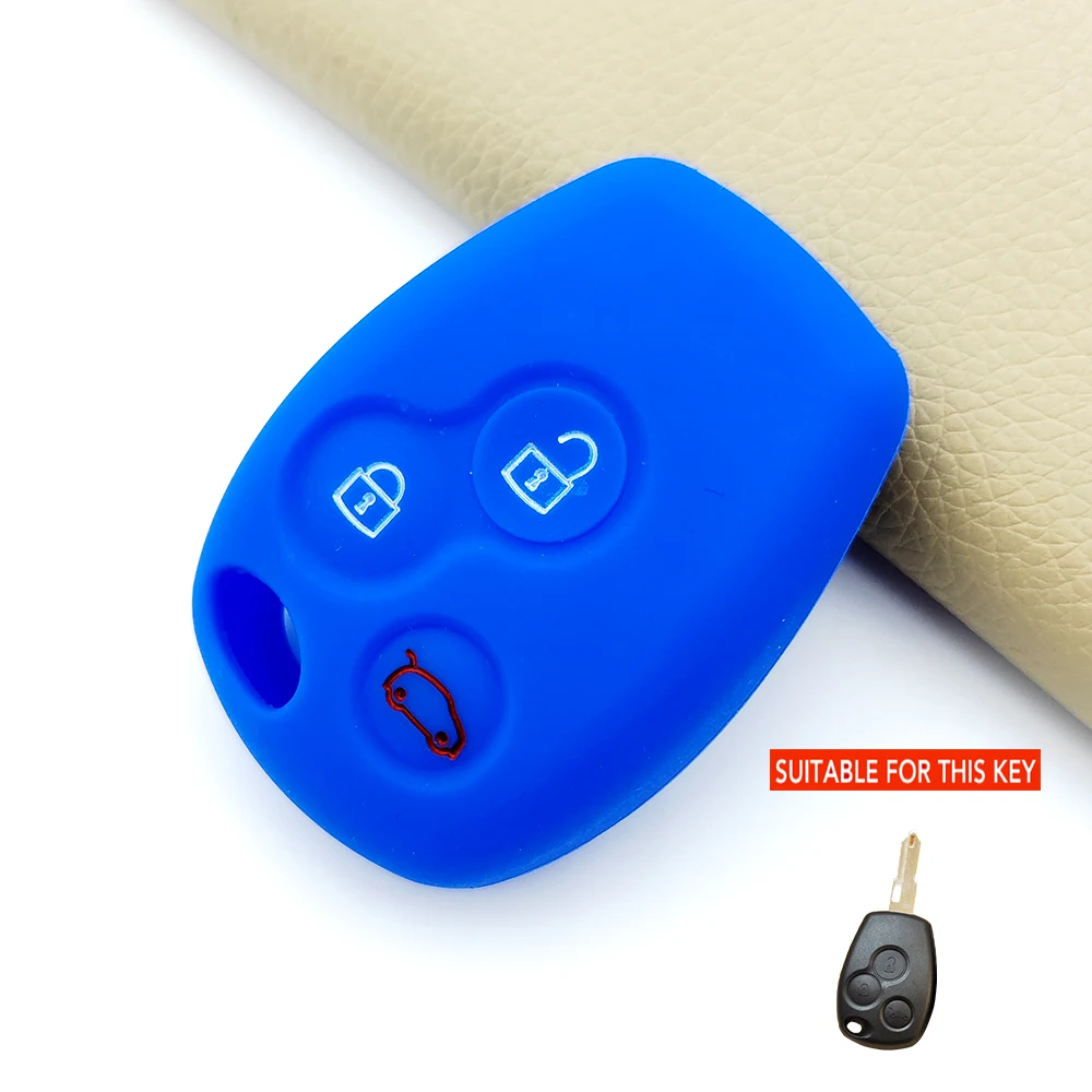 Car Key Cover Shell Case for Renault Trafic Kangoo 2 Logan Clio Primastar Movano for Opel Vivaro for Nissan Terrano 3 Button Fob