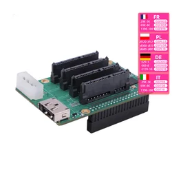 ROCK PI 4 A+ Series  3 A  PENTA SATA HAT Kit