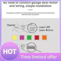 ABFN-Tuya WIFI Smart Universal Garage Door Opener Door Sensor Wireless Garage Door Controller For Alexa Google EU PLUG