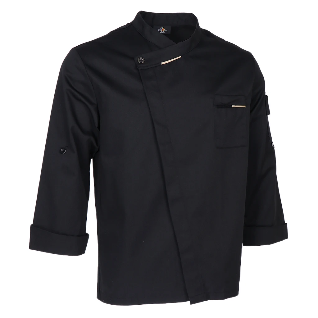 

Unisex Chef Jackets Coat ong Sleeves Shirt Kitchen Uniforms