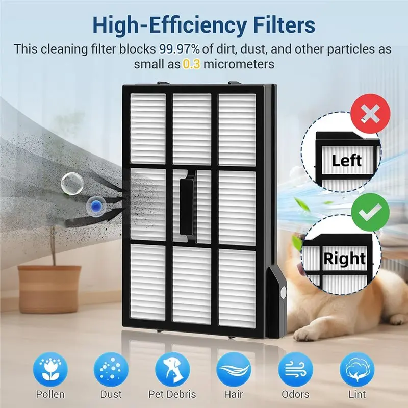 

ABBZ-для Eufy Omni E28/E25, основная боковая щетка, роликовая швабра, HEPA-фильтр, мешок для пыли, запасные части, аксессуары