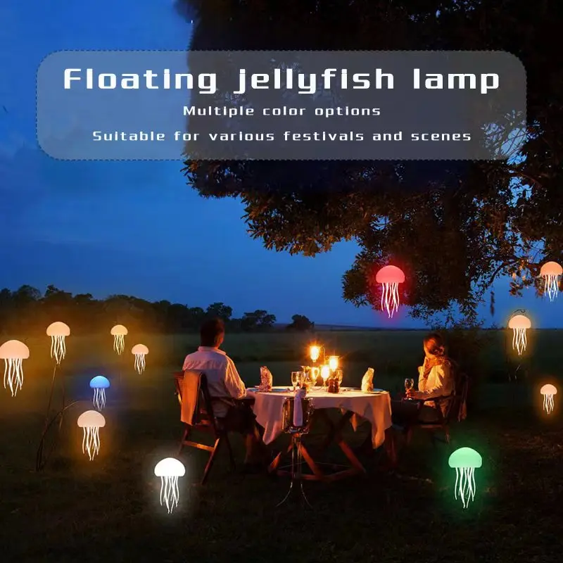 Jellyfish night sexy light, suitable for decorating the bedside table of a girl and a boy\'s dreamland night in a family dormitor