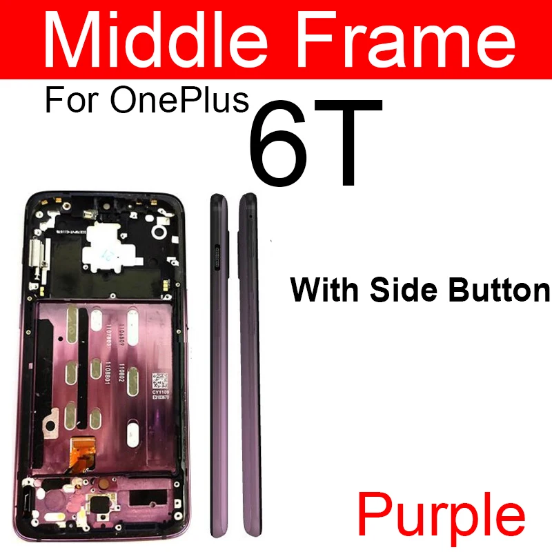 Middle Frame Bezel Housing For OnePlus X 1 A0001 3 5 6 3T 5T 6T LCD Supporting Rear Bezel Plate Chassis Replacement Parts