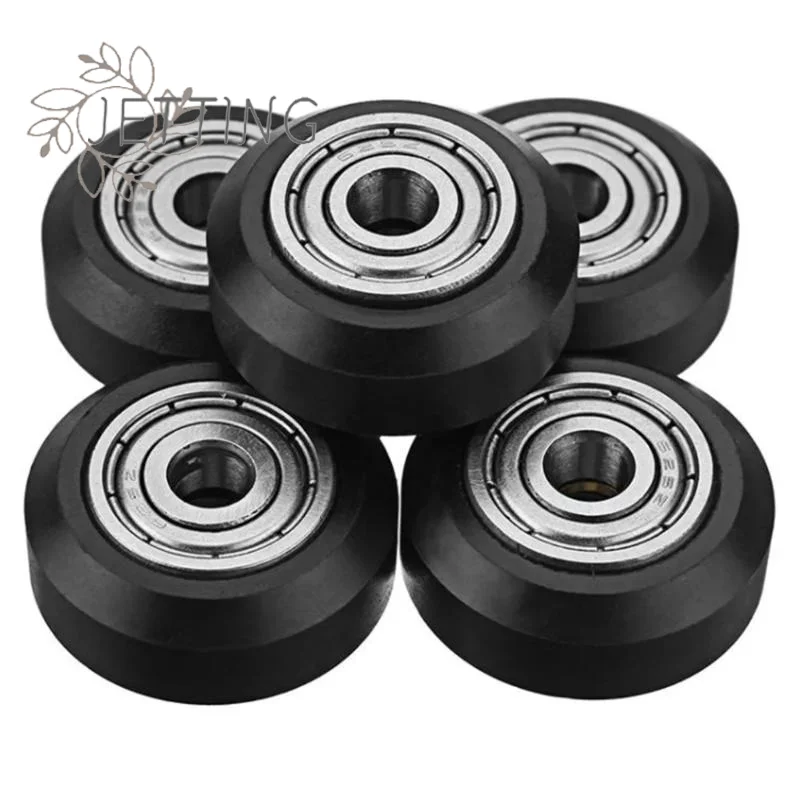 

Hot CNC Plastic POM Big Small Wheel With Bearing Idler V-Slot Aluminum Profile Perlin Pulley For 3D Printer Ender3 V2