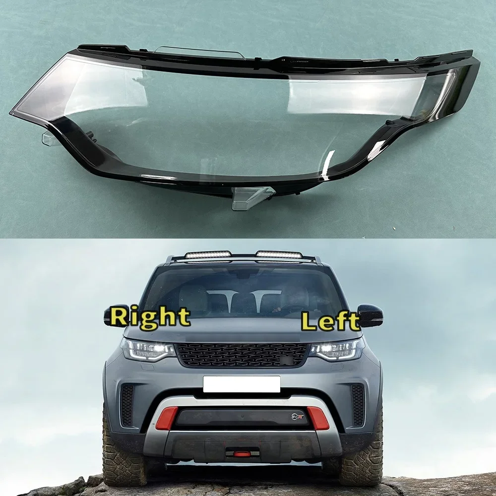 

For Land Rover Discovery 5 2017-2020 Car front Headlight glass headlamps transparent lampshade lamp shell Headlight Cover lens