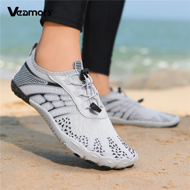 Barefoot Water Shoes Men Quick Drying Beach Aqua Shoes Women's Breathable Wading Shoes for Outdoor Surfing Boating Non-slip Sole