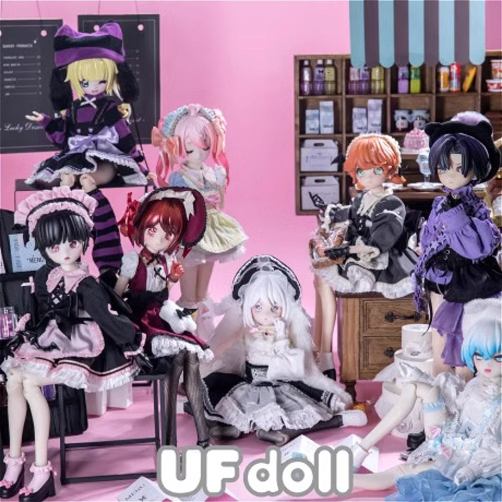 

[Предпродажа] UFDOLL Drink Plus Series слепая коробка 5-точечная кукла BJD подвижная фигурка Mystery Box настольный орнамент коллекция игрушек