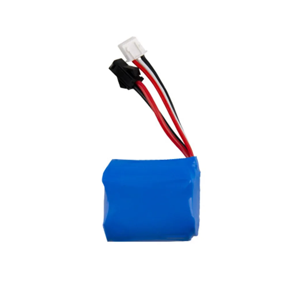 Akumulator 7,4 V 800 mAh 18350 i ładowarka USB do H100 H102 H106 JJRC S1 S2 S3 S4 S5 Szybka łódź RC Akumulator 7,4 V