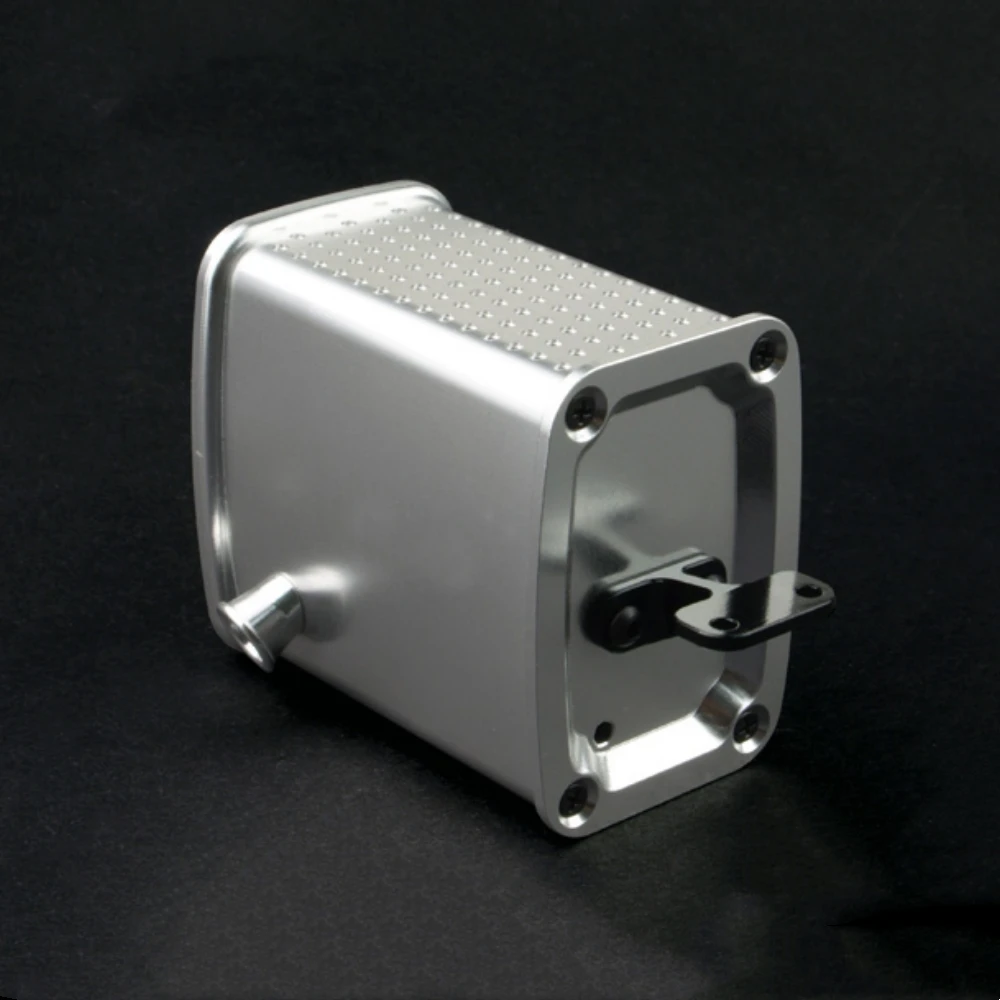 배기 탱크 G-6050 알루미늄 합금 업그레이드 1/14 Tamiya RC Benz Romote 제어 트레일러 트랙터 덤프 트럭 장난감 부품