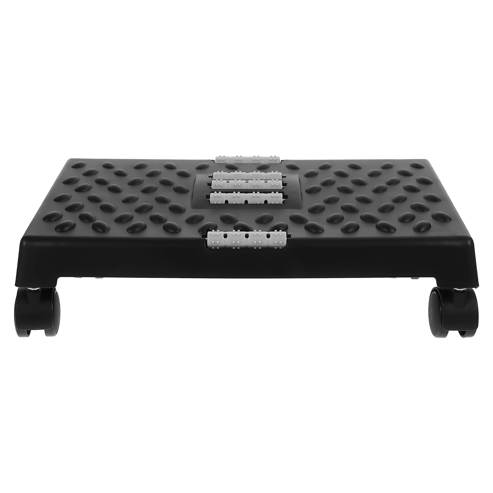 

Ergonomic Footrest Desk Footstool Adjustable Black Anti-skid Portable Pedal Pad for Home Office Bathrooms Living Rooms Non-slip