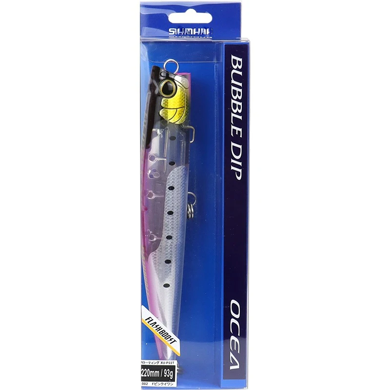 Imagem -05 - Ocea Bomb Buble Pesca Dip Tuna Lure gt Isca Artificial Tuna Pop 220f gt 220 mm 93g Xu-p22t