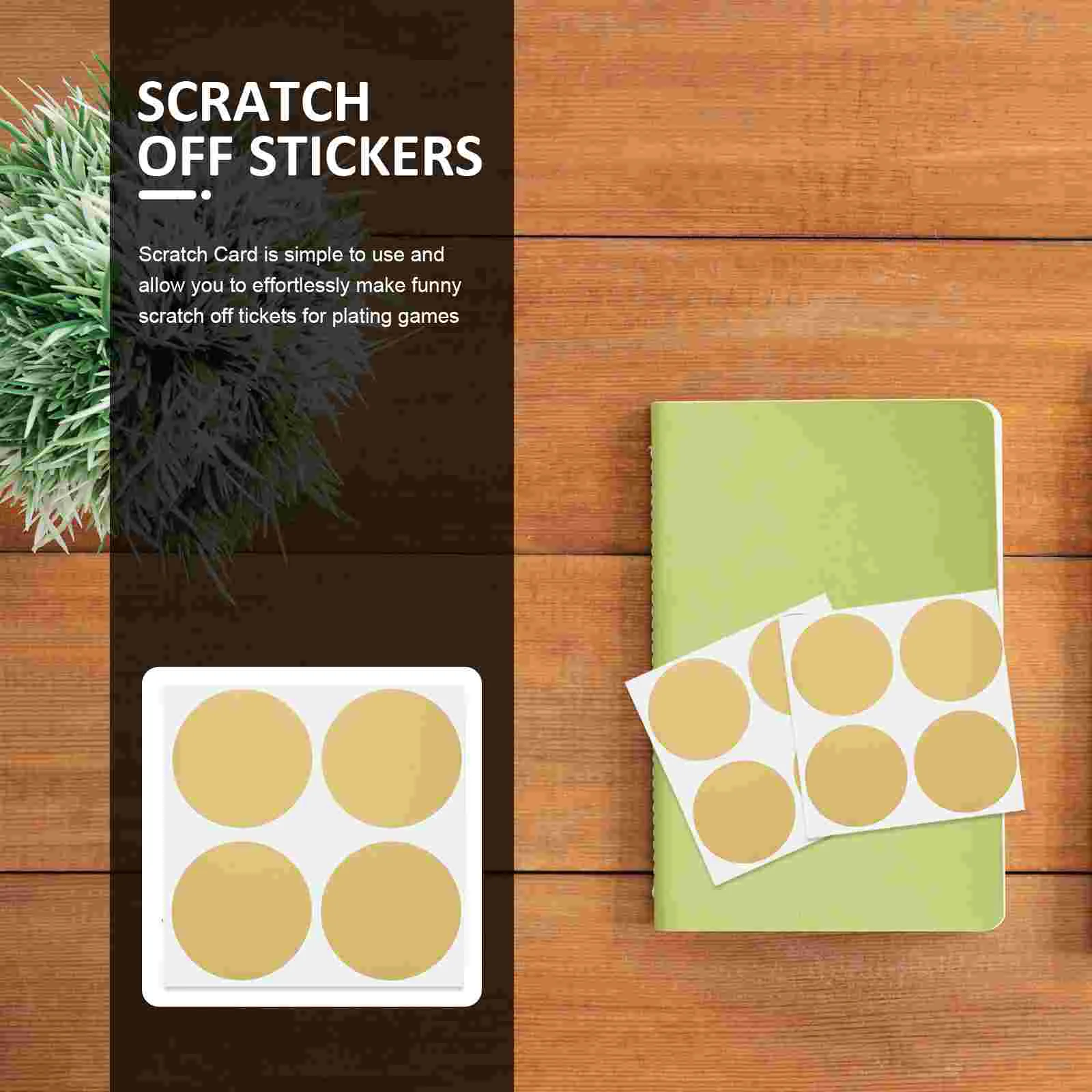 DIY Adesivos para Gênero Revelar Programas de Recompensa, Peel e Scratch Off Labels, Jogo Props Tag