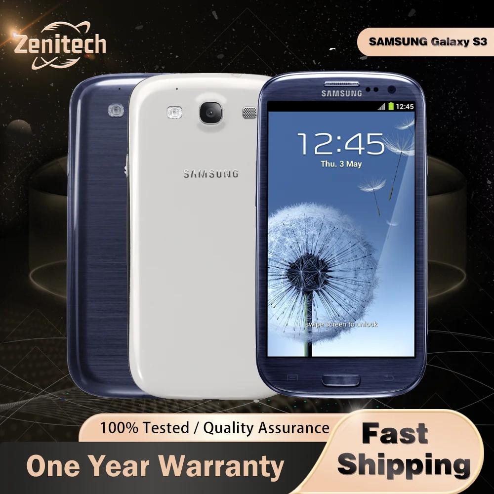 هاتف سامسونج جالاكسي S3 I9300 I9305 3G الأصلي 4.8 بوصة 1 جيجابايت رام 16 جيجابايت روم هاتف محمول رباعي النواة أندرويد هاتف ذكي