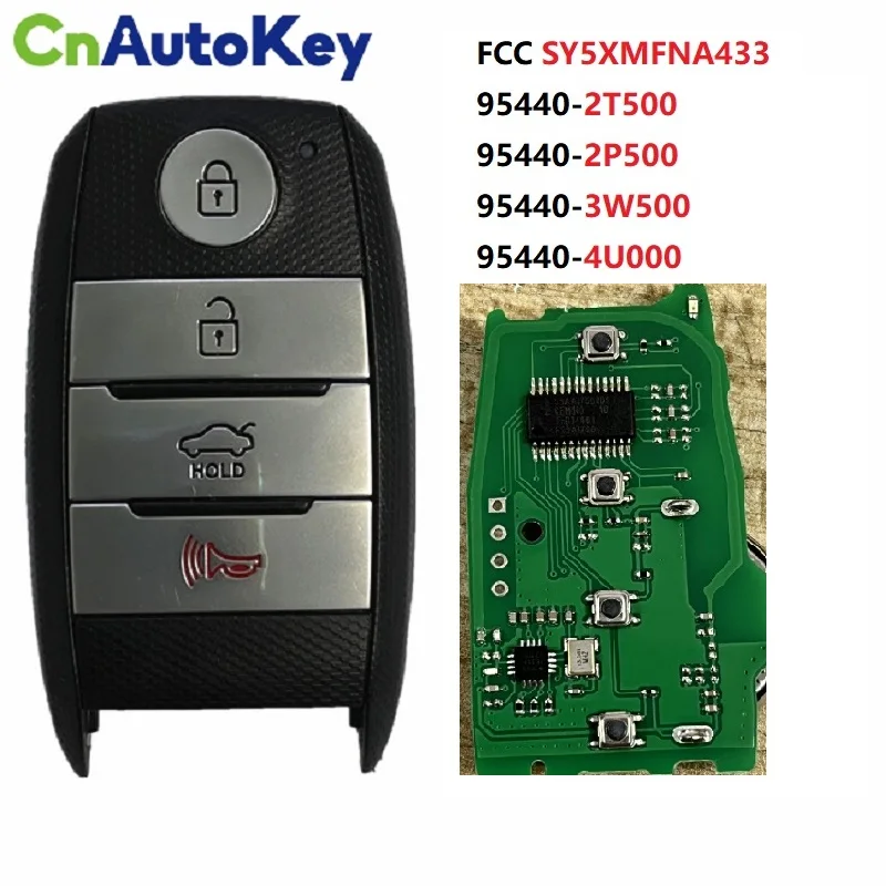 CN051118 For Kia Optima RHYBRID Remote Control P/N 95440-2P500 3W500 4U000 2T500 Smart Key FCC SY5XMFNA433 PCF7952 Chip 433Mhz