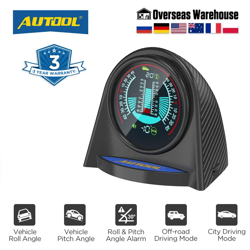 AUTOOL X94 OBD2 Car Digital Speedmeter Meter OBD On-board Computer Car Display Gauge OBD HUD Head Up Display Trip Display Speed