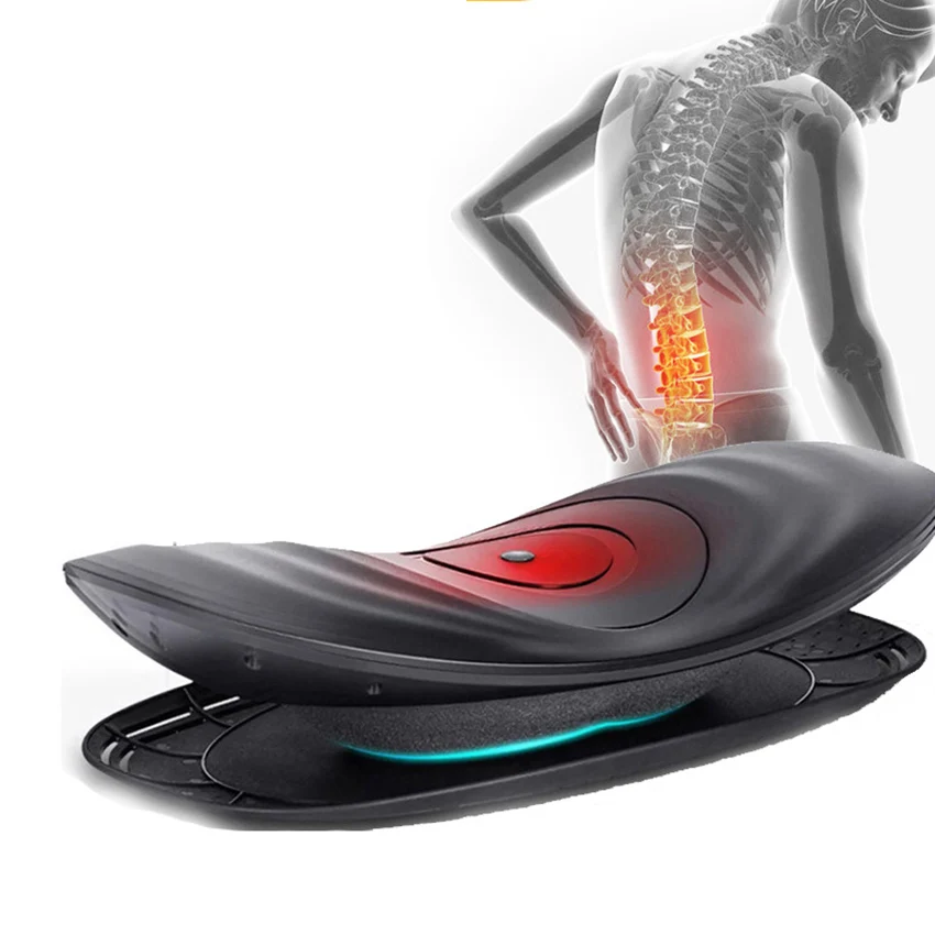 

Back Support Lumbar Traction Pain Relief Electric Waist Vibration Mass-ager with heat