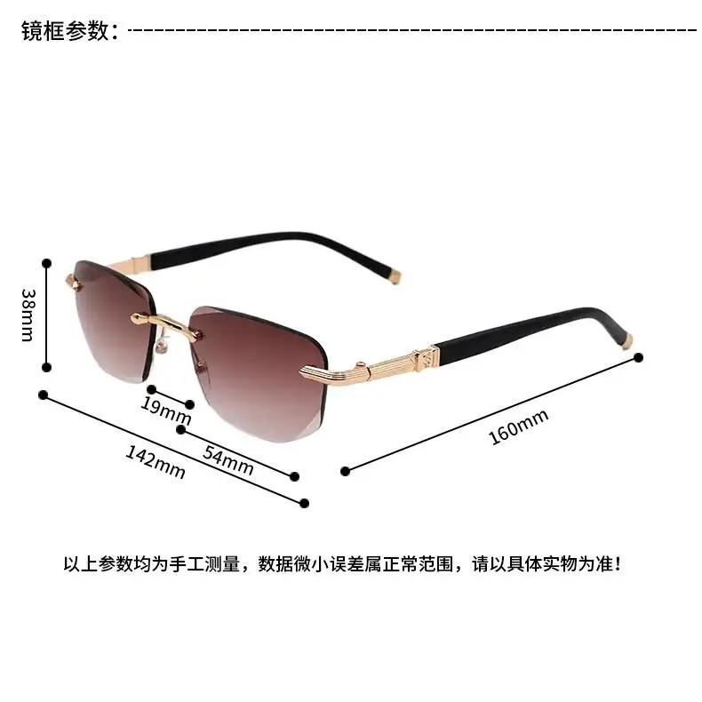 Frameless Reading Glasses Men Women Avoiding Light Nourishing The Eyes carving Technology Presbyopia Glasses High Quality