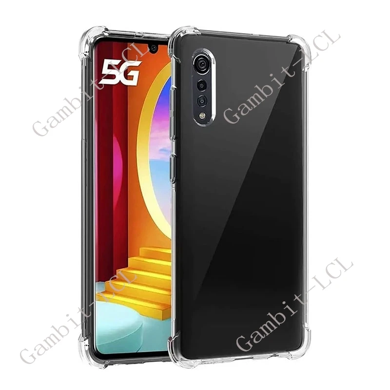 Anti-Fall-Hülle für LG Velvet 5G 2020 6,8 Zoll LM-G900N LM-G900 LM-G900EM, weiches TPU, original stoßfeste Rückseite auf LG Velvet – Detail 5