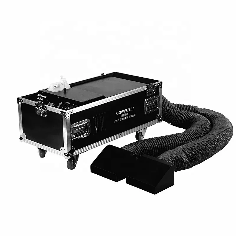 Hot selling stage fog 3000w Double-head haze machine Hazer DMX bar club Smog dry ice Maker Dry Ice Making Wedding Party low