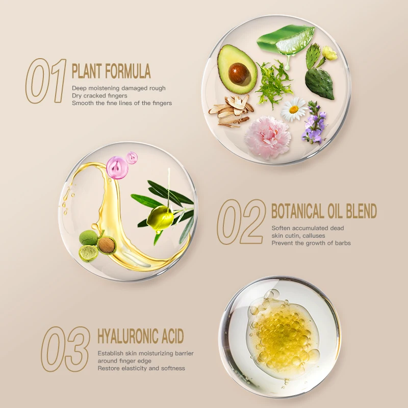 Hard As Hoof Nail Strengthening Cream, onditioning Cuticle Cream Stops Splits, Chips, Cracks & Strengthens Nails, Cuticle Repair