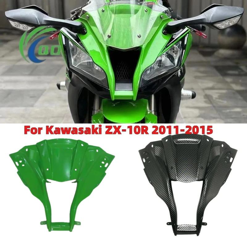 

For Kawasaki ZX-10R ZX10R zx10r zx-10r 2011-2015 2012 2013 2014 Motorcycle front lampshade, front fairing, front cover