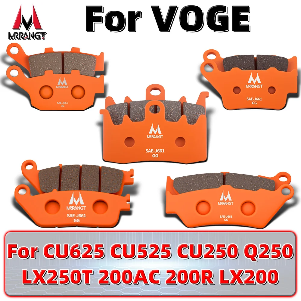 MRRANGT Motorcycle High Performance Ceramic Brake Pads Set Fit For VOGE DS525X DS625X DS900X RR660S RR525