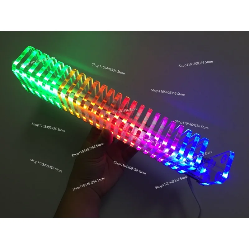 For KS25 Voice Activated Music Frequency Cube LED Electronic Production DIY Kit Car