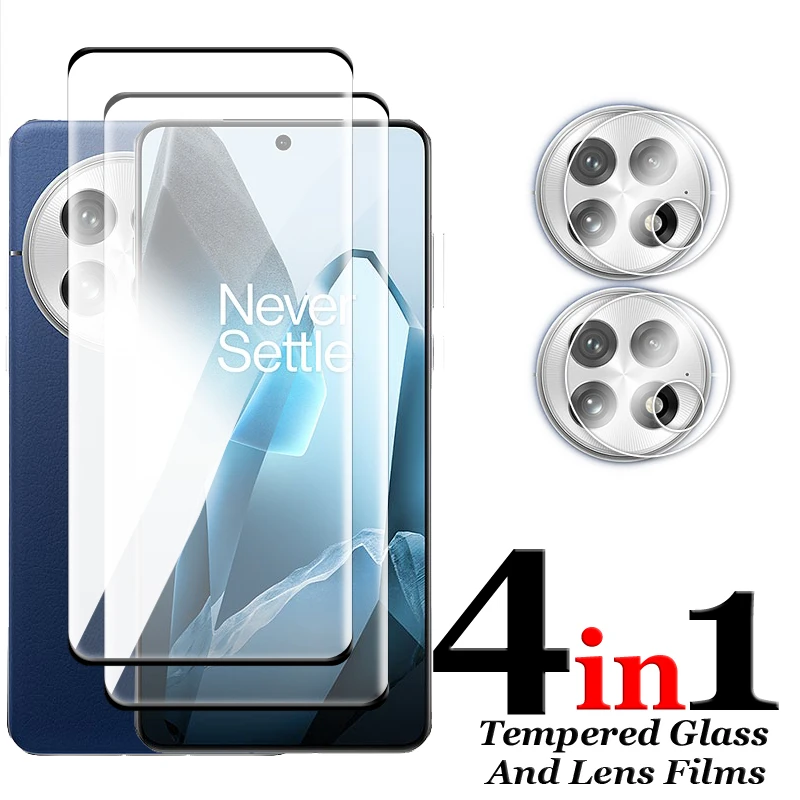 For OnePlus 13 Glass 3D Curved Full Cover Screen Protector For OnePlus 11 12 13 5G Tempered Glass For OnePlus 13 5G Lens Film