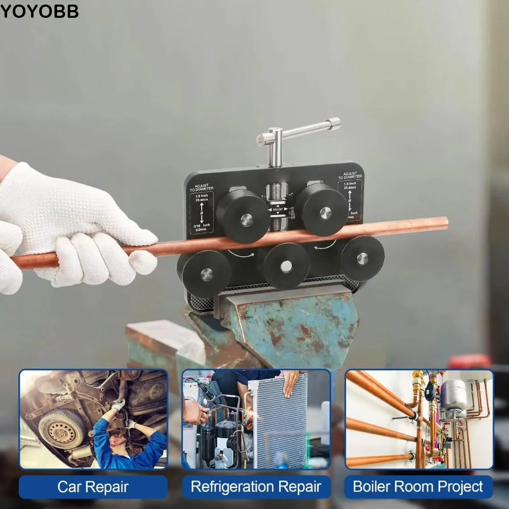 

Aluminium Fuel Line Straightener Rust Resistant Water Resistant Tubing Straightener Copper Tubing Black Pipe Straightener