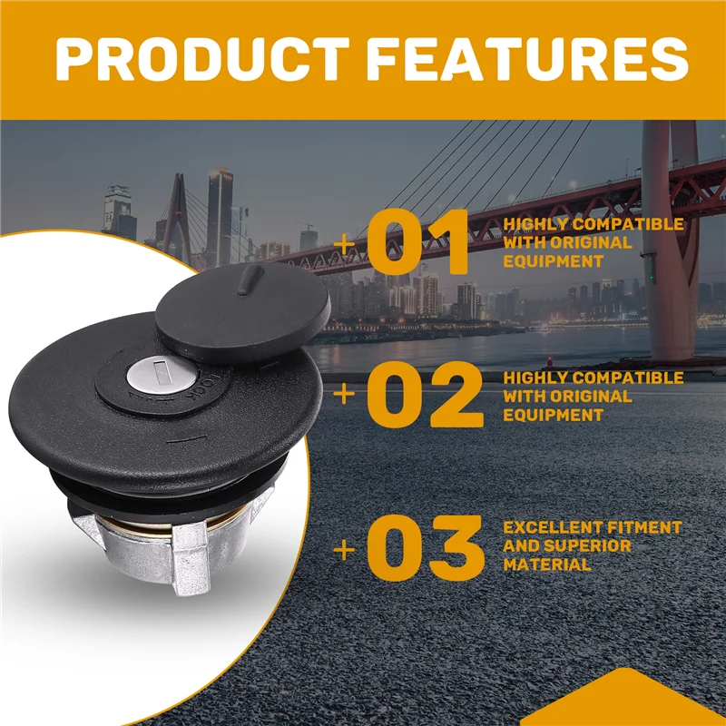 A45F-tapa de tanque de combustible para motocicleta, cerradura de tapa de tanque de combustible para Yamaha JOG-3YK JOG50 JOG90 XH90 QJ50QT-5