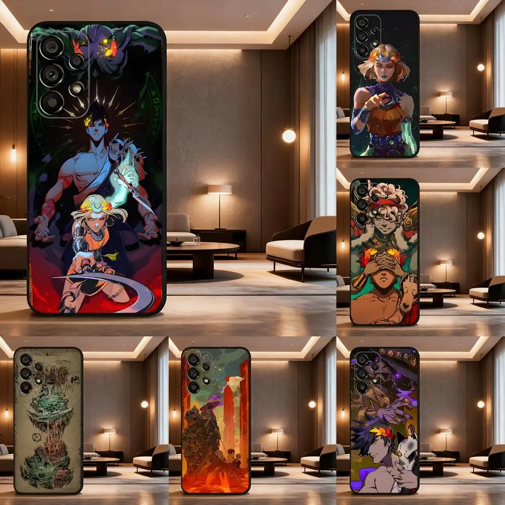 

H-Hades ii Game Case For Samsung Galaxy A73,72,41,J7,22,Note,31,8,9,52,71,53,32,Soft Black Silicone Cover